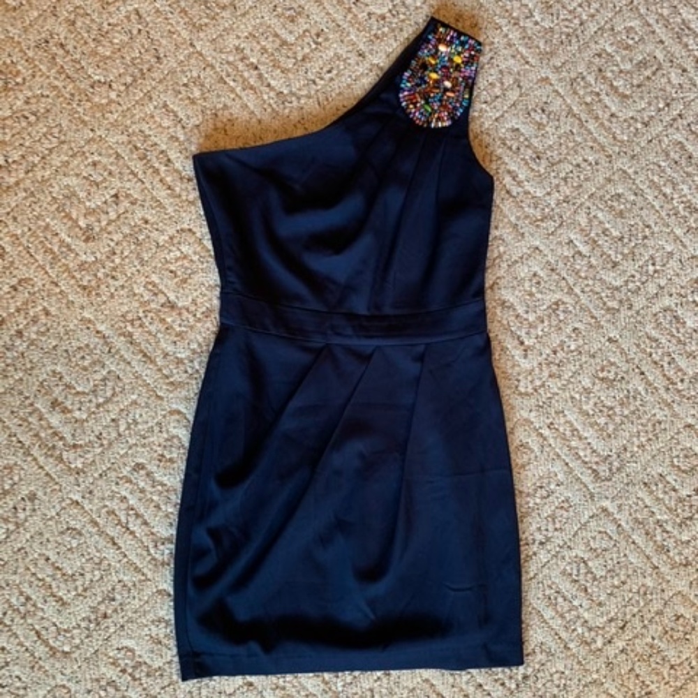 One Shoulder Cocktail Dress